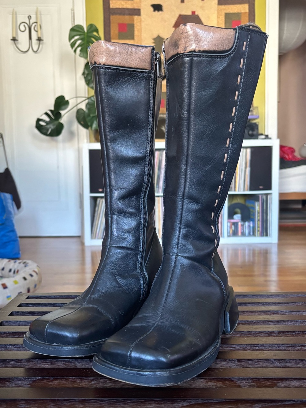 Vintage Bunker Leather Boots - Picture 3 of 13